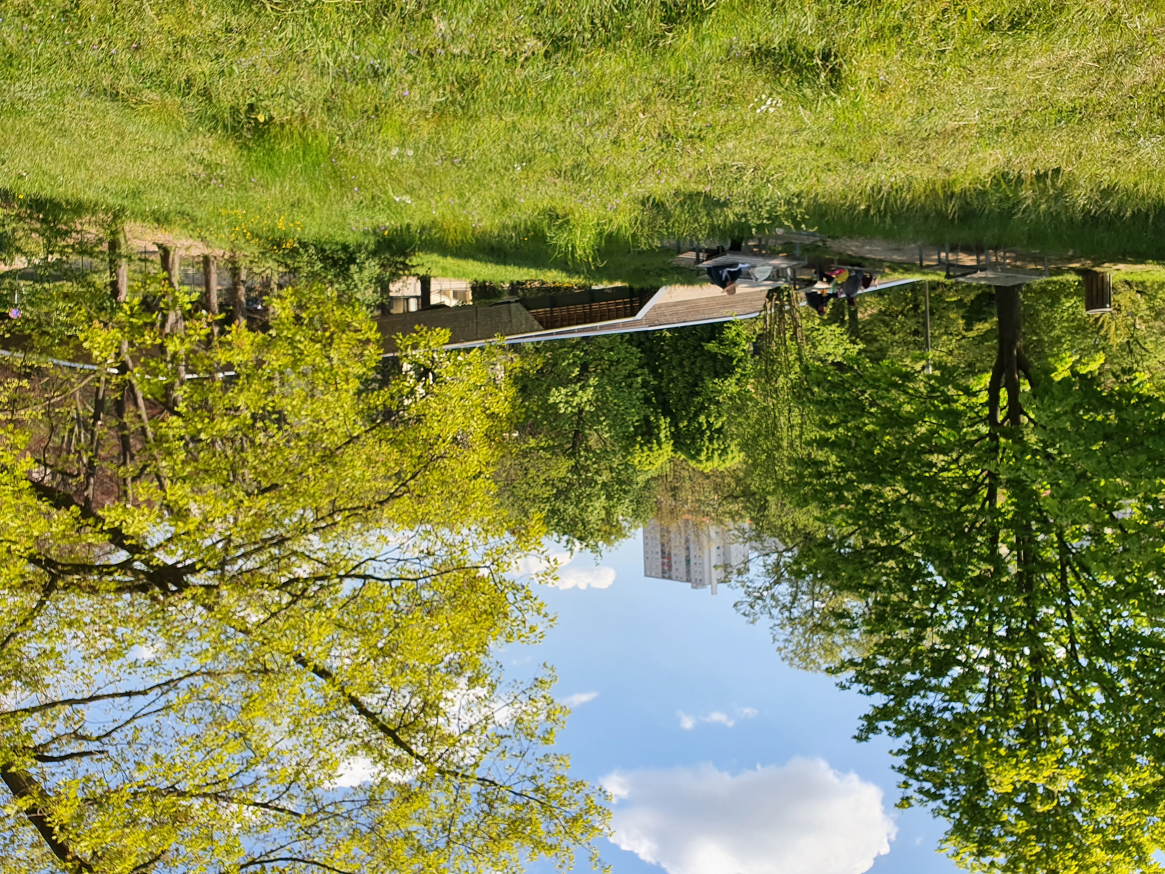 La Passerelle, jonction avec le Parc de la Mairie La Passerelle, jonction avec le Parc de la Mairie