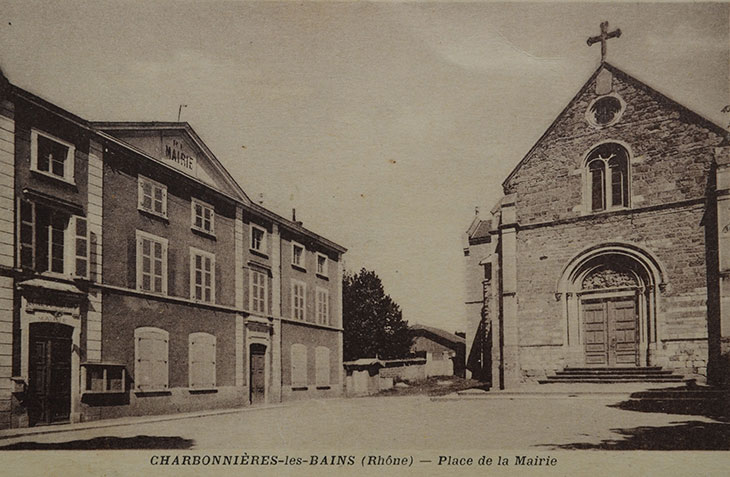 Mairie et église de Charbonnières-les-Bains