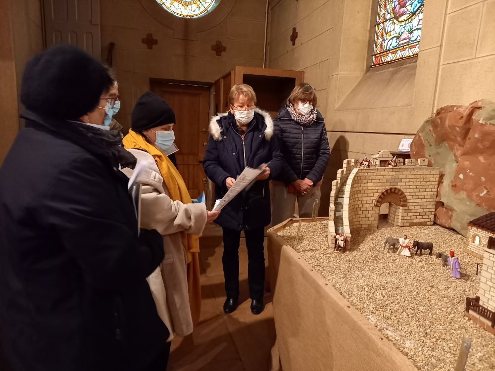 Visite de l'église de Lachassagne et sa crèche de 1931